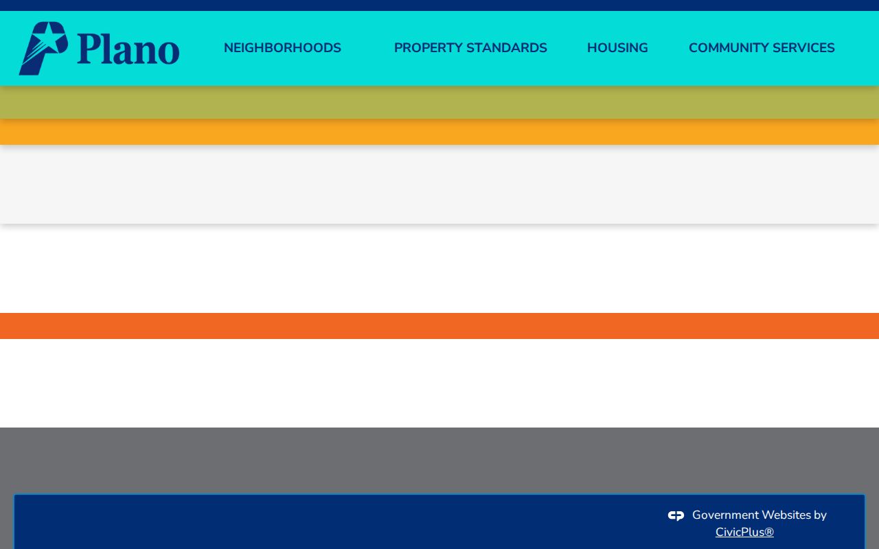 Plano neighbors resources on the City of Plano Neighborhood Services page